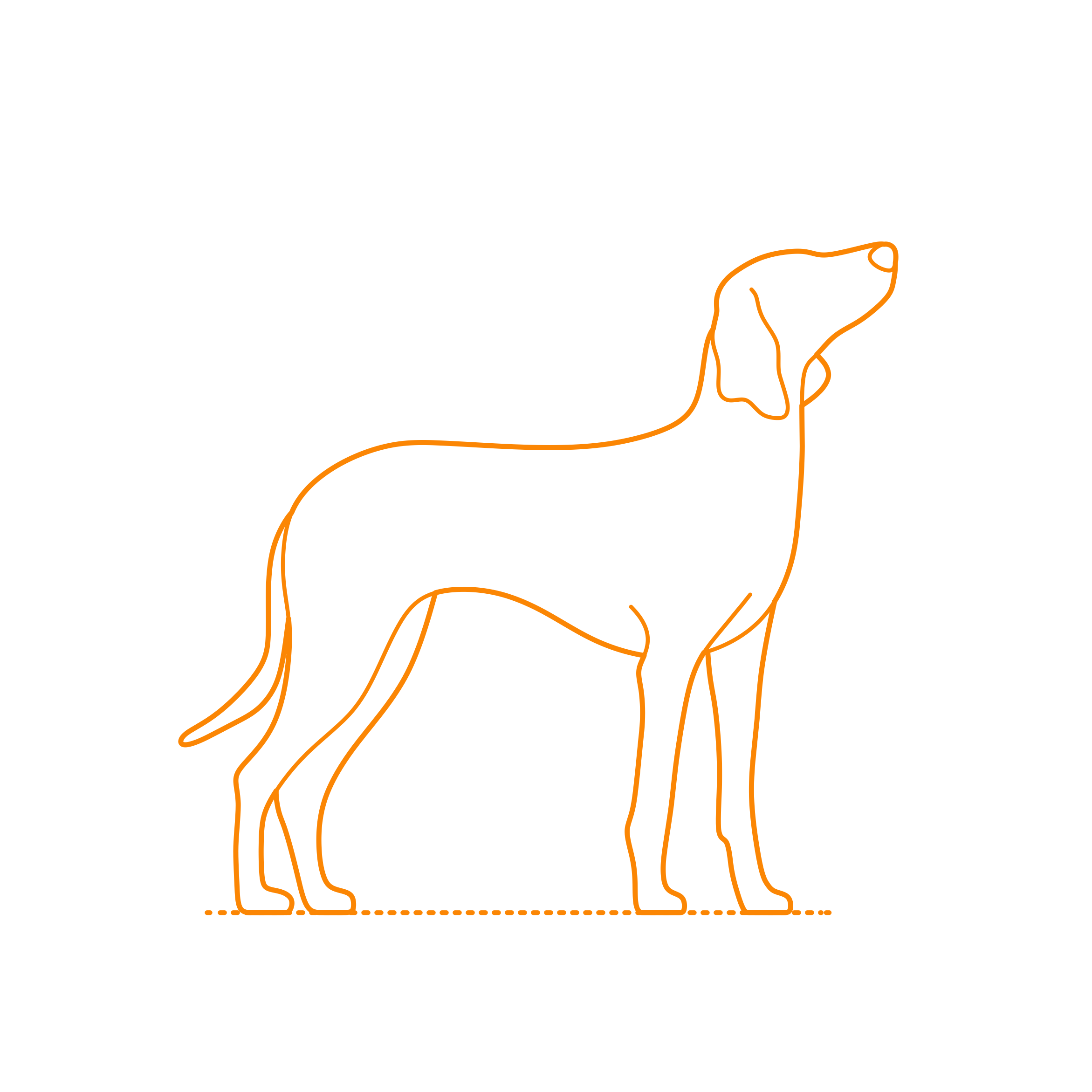 Animals Dogs Porcelaine Outline Svg Vector Free Vectors